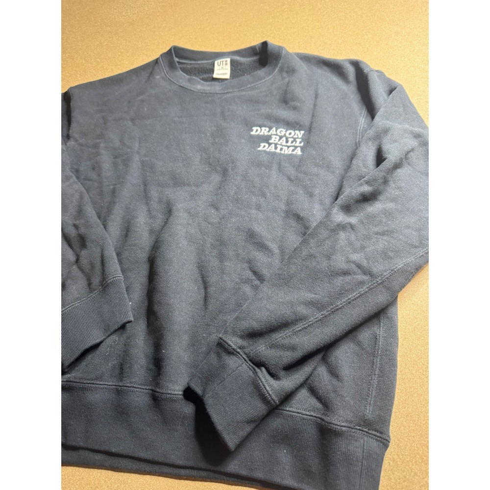 Uniqlo UT Dragon Ball Daima Goku Graphic Sweatshirt Black XS Anime Manga 2874